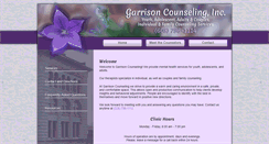 Desktop Screenshot of garrisoncounselingservices.com
